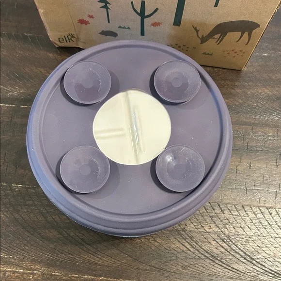 Elk and Friends Plate Set - Purple, Gray, Green, Blue. Suction NIB - Picture 3 of 4